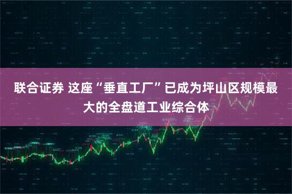 联合证券 这座“垂直工厂”已成为坪山区规模最大的全盘道工业综合体